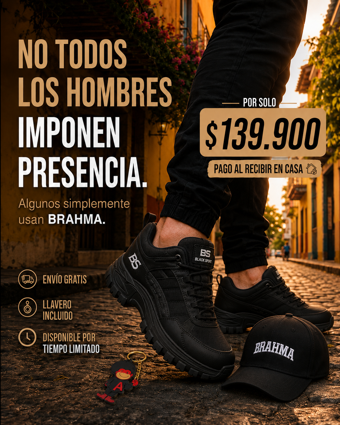 🔥 PROMO - Zapatos + Gorra Gratis Últimas Unidades Con 80% OFF Solo Hoy 🎁