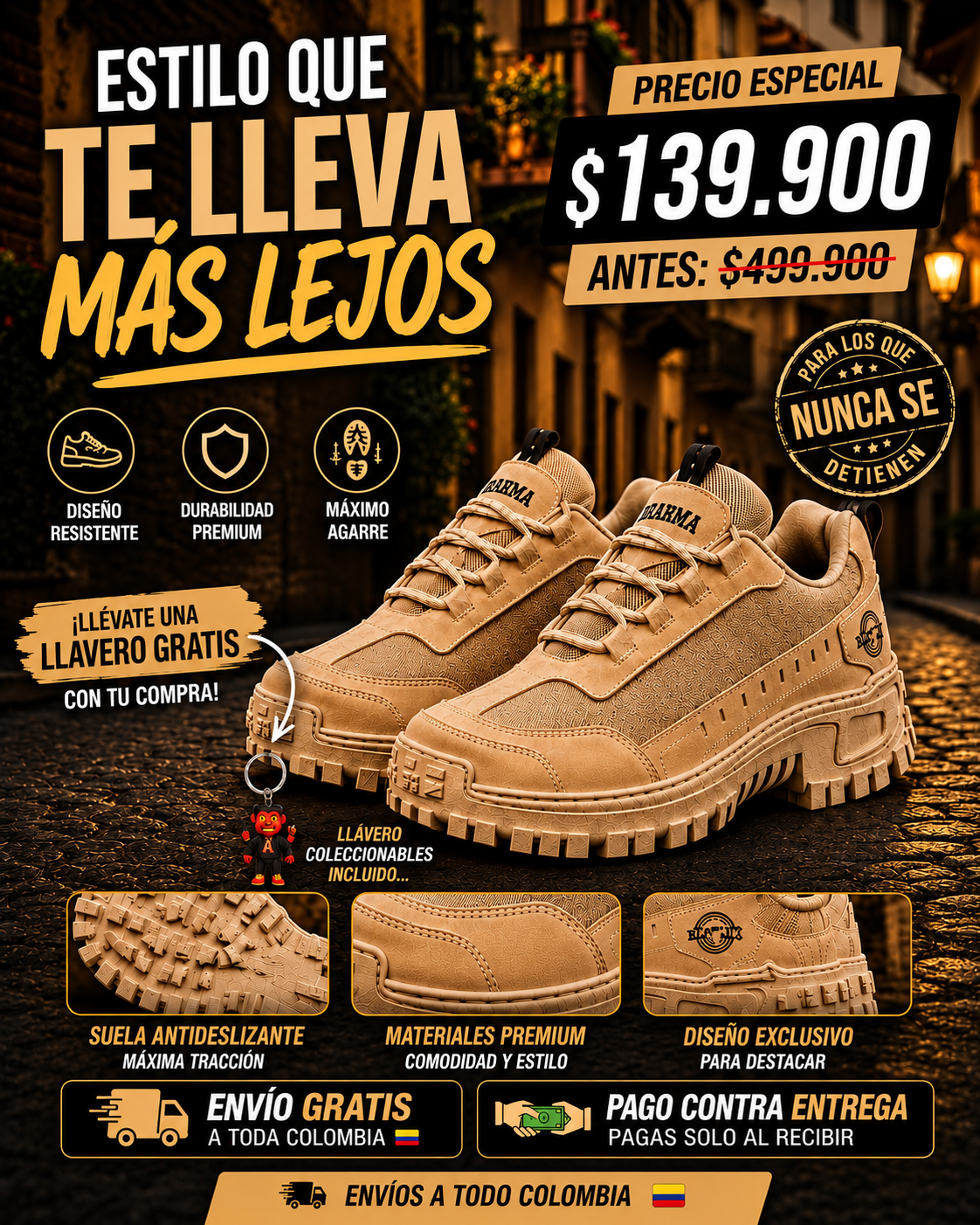 🔥 PROMO - Zapatos + Gorra Gratis Últimas Unidades Con 80% OFF Solo Hoy 🎁
