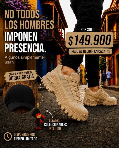 🔥 PROMO - Zapatos + Gorra Gratis Últimas Unidades Con 70% OFF Solo Hoy 🎁