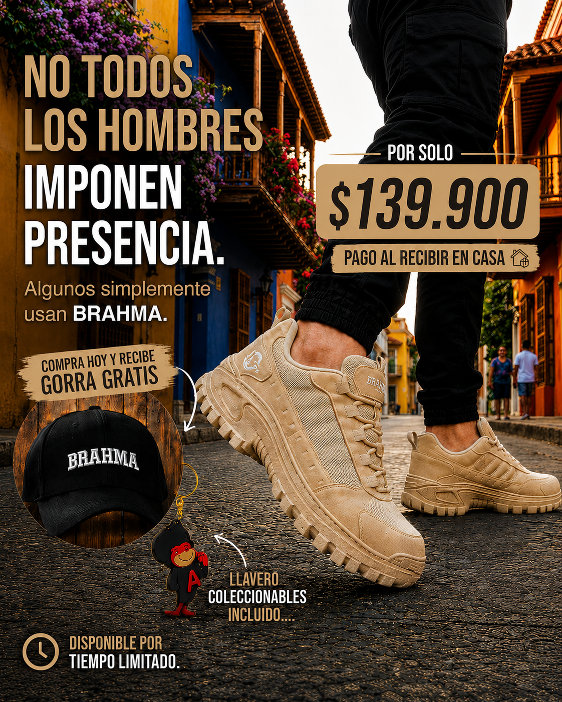 🔥 PROMO - Zapatos + Gorra Gratis Últimas Unidades Con 72% OFF Solo Hoy 🎁